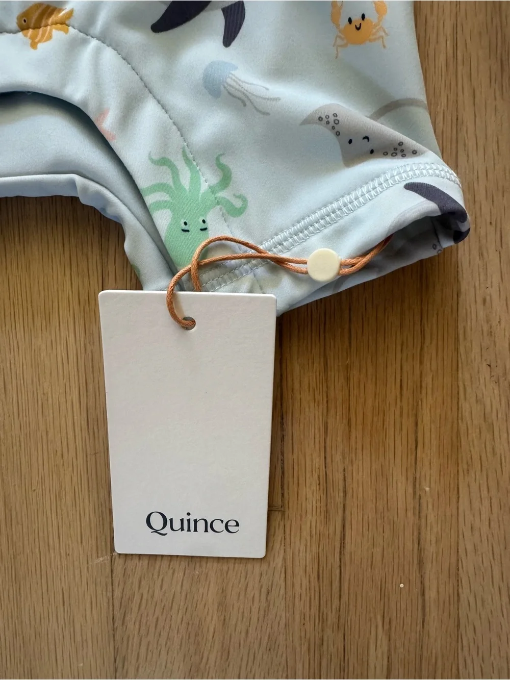 Quince Long Sleeve Zip-Up Rash Guard One-Piece - Picture 4 of 5